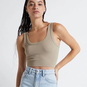 PacSun Tan Seamless Thick Strap Tank